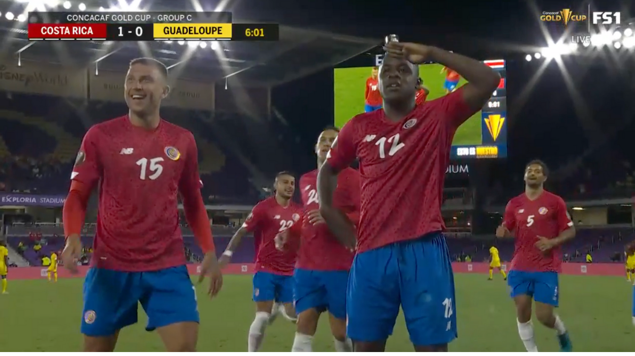 Yohann Thuram-Ulien's mishap helps Costa Rica take early 1-0 lead vs. Guadeloupe