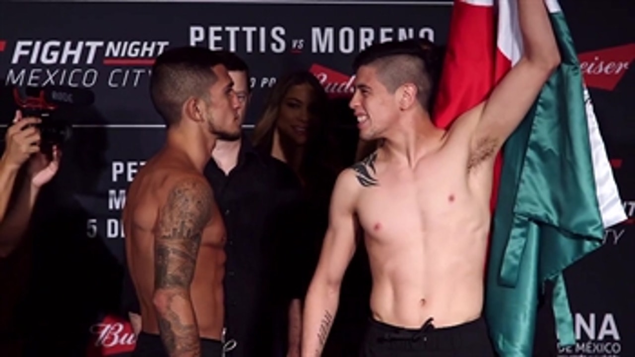 Sergio Pettis vs. Brandon Moreno | Weigh-In | UFC Fight Night