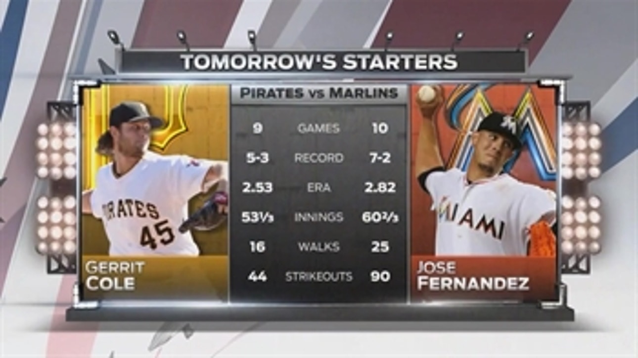 Powerful righties Jose Fernandez, Gerrit Cole square off Tuesday