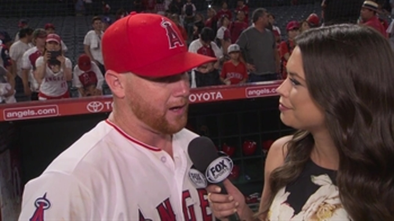 Kole Calhoun jacked up about hot night at the plate, Simmons All-Star bid