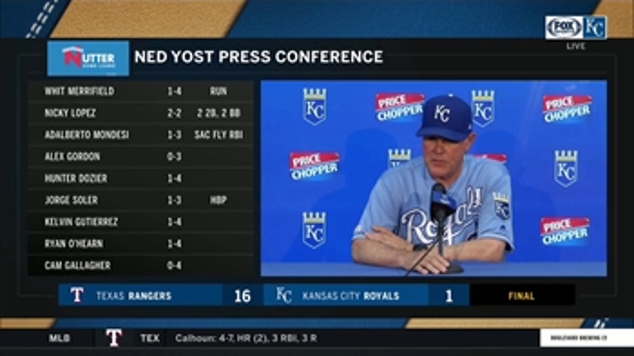 Yost on Lopez's debut series: 'I liked the fact that he got on base eight out of 15 times'