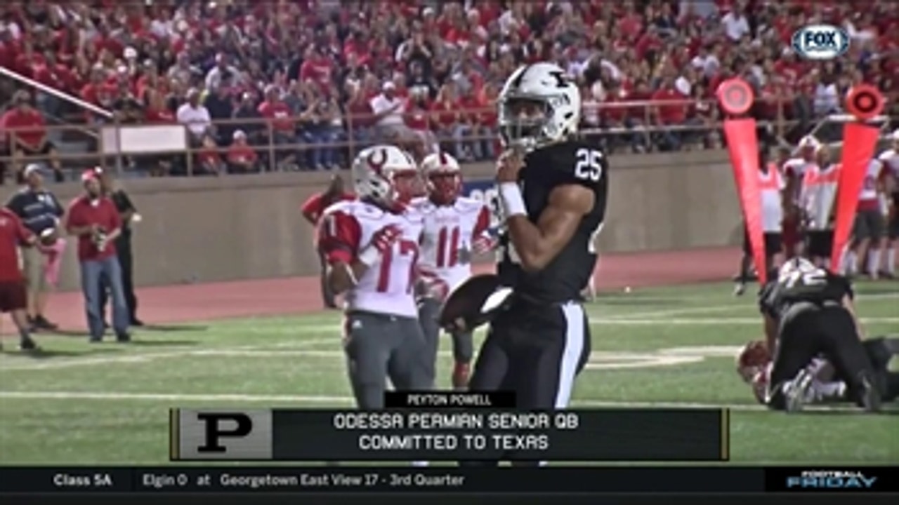 Odessa Permian Senor QB Committed to Texas ' Football Friday