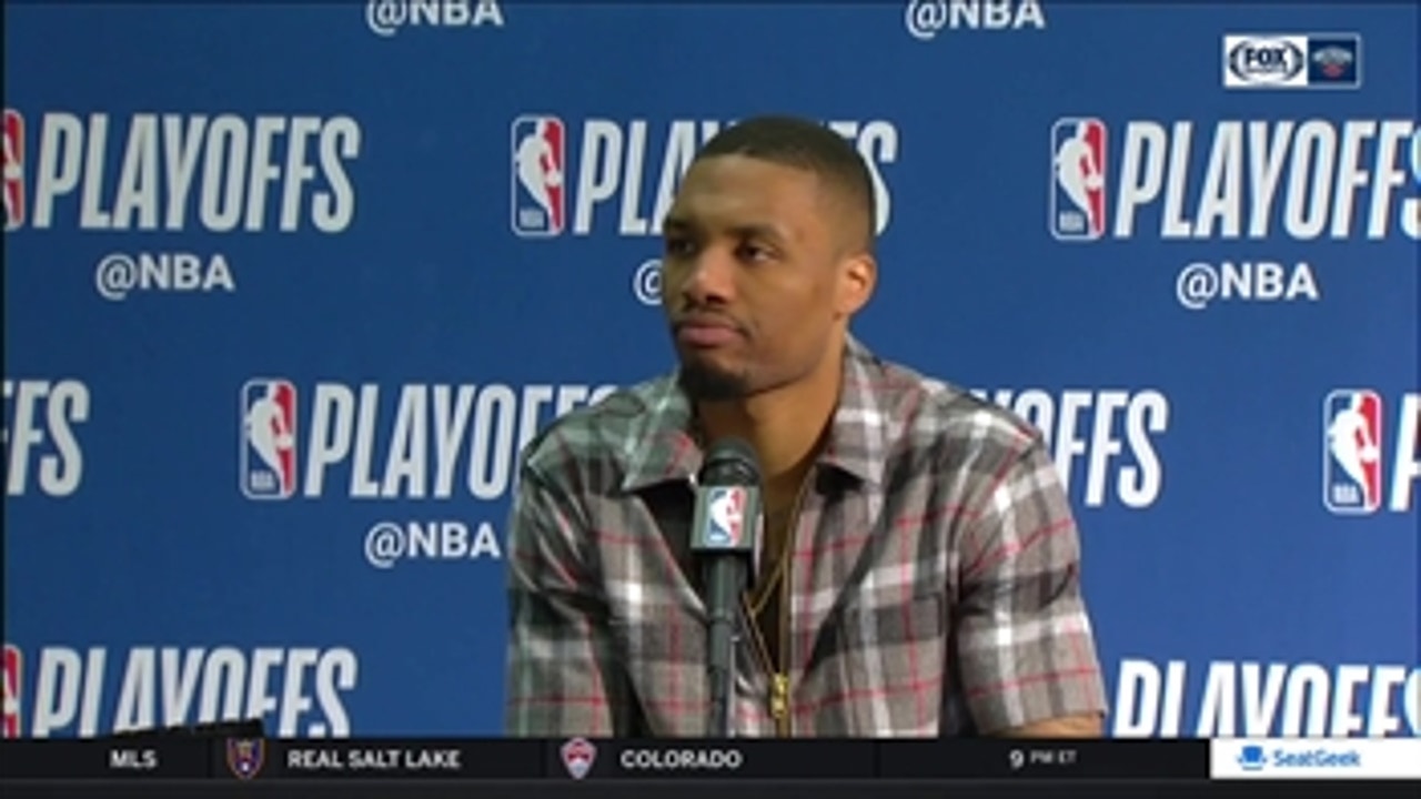 Damian Lillard Press Conference - Game 4 ' Trail Blazers at Pelicans