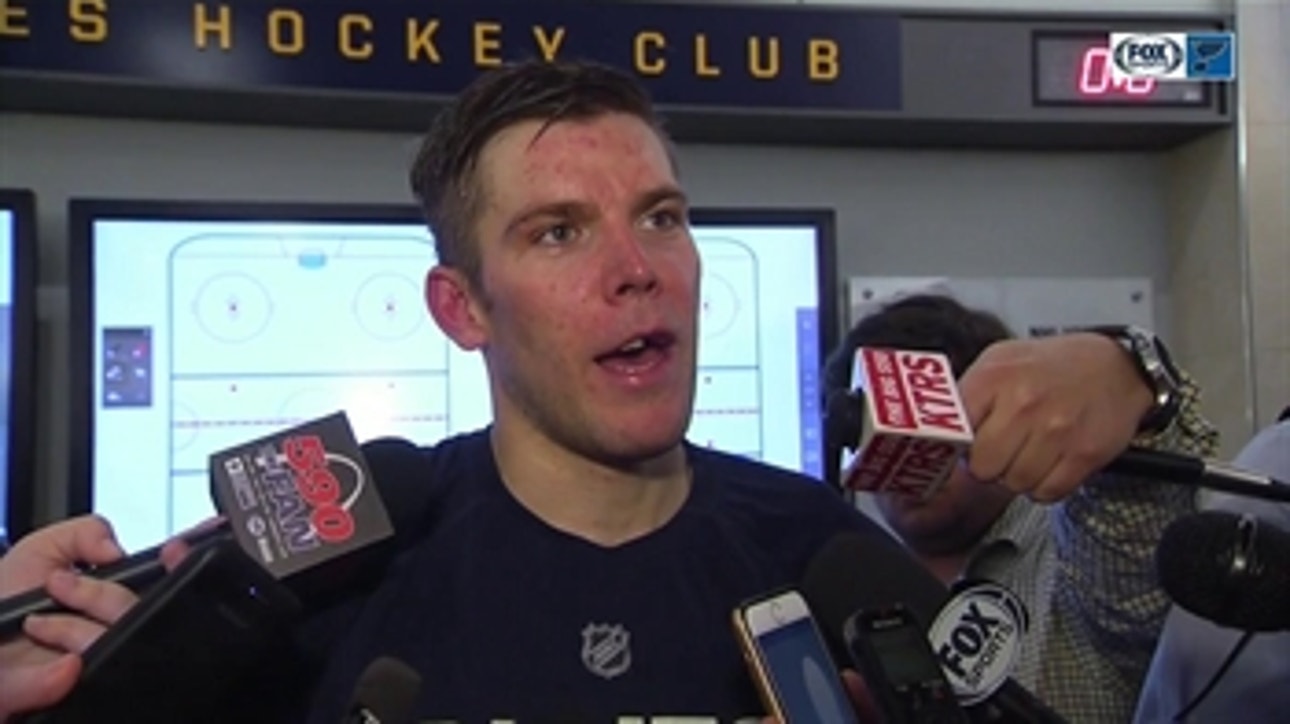 Stastny: 'Anyone who had the puck at the blue line didn't see much'