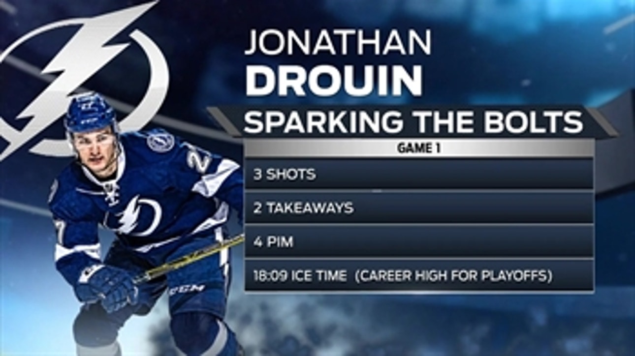 Jonathan Drouin turns in impressive Game 1 for Bolts