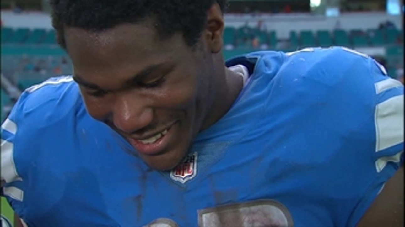 Lions rookie RB Kerryon Johnson breaks down his massive game against the Dolphins