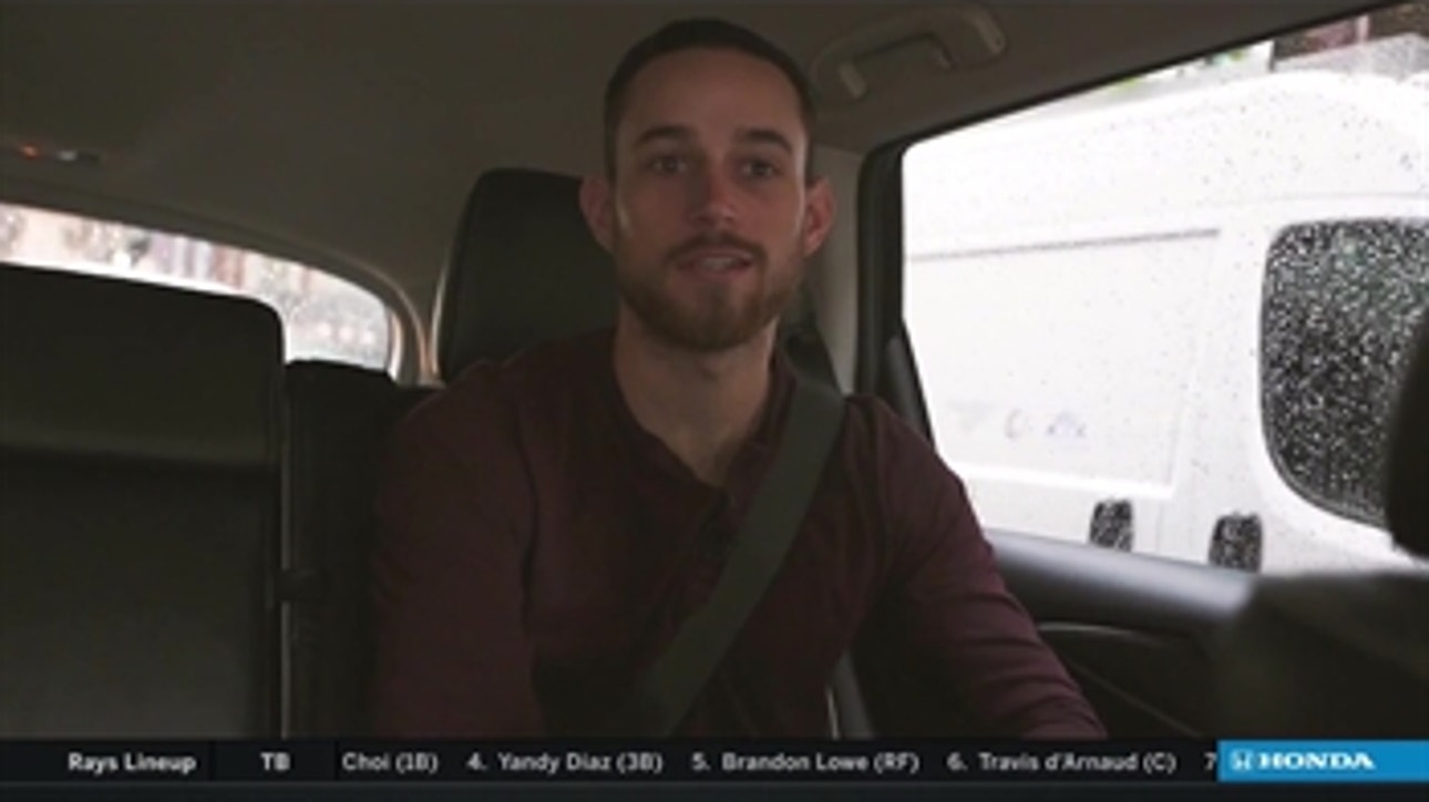 Take a ride along with Rays rookie Brandon Lowe in NYC