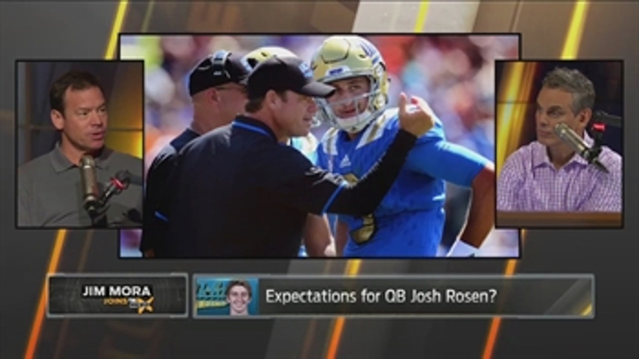 Jim Mora is very excited about Josh Rosen - 'The Herd'