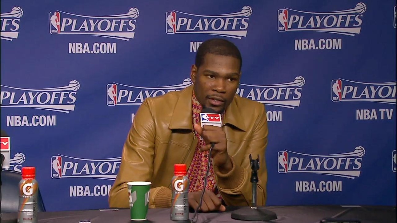 Durant: 'Can't cry about losing'