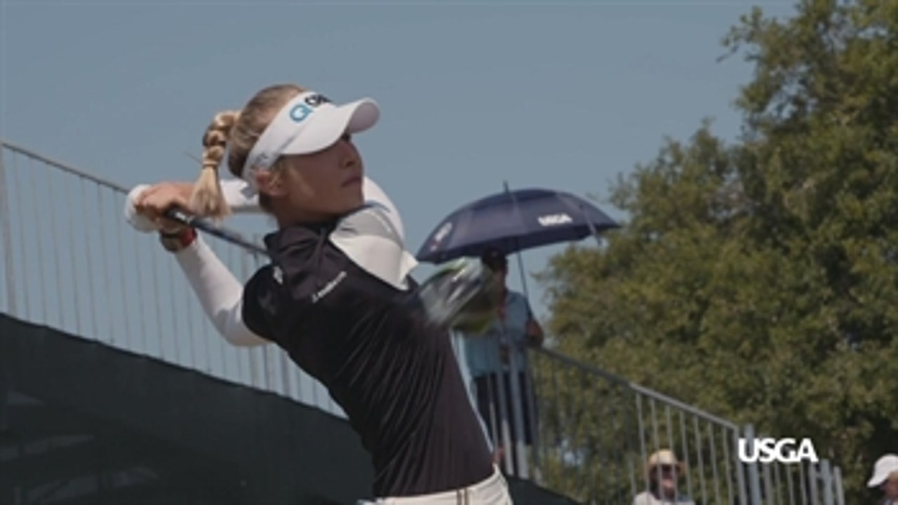 Nelly Korda Discusses Her Solid First Round