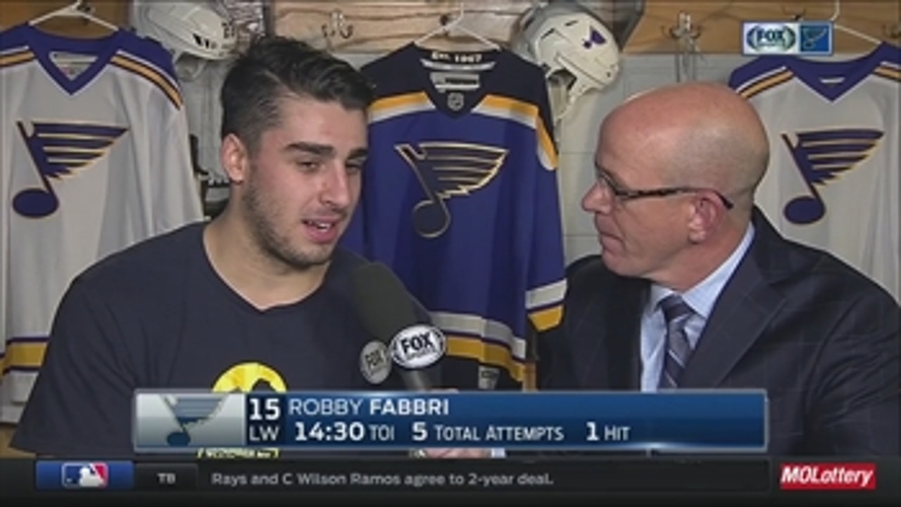 Fabbri says Blues never doubted themselves in comeback win
