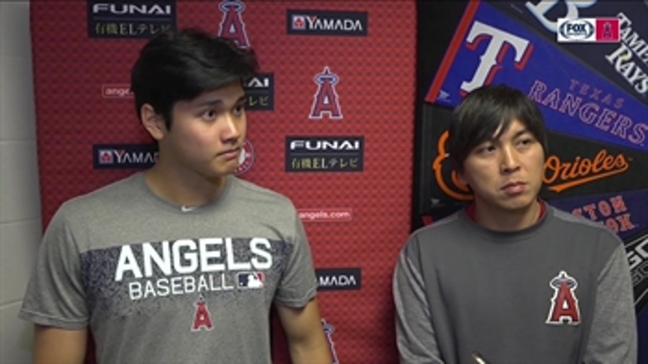 Ohtani sheds light on play at home plate against Twins
