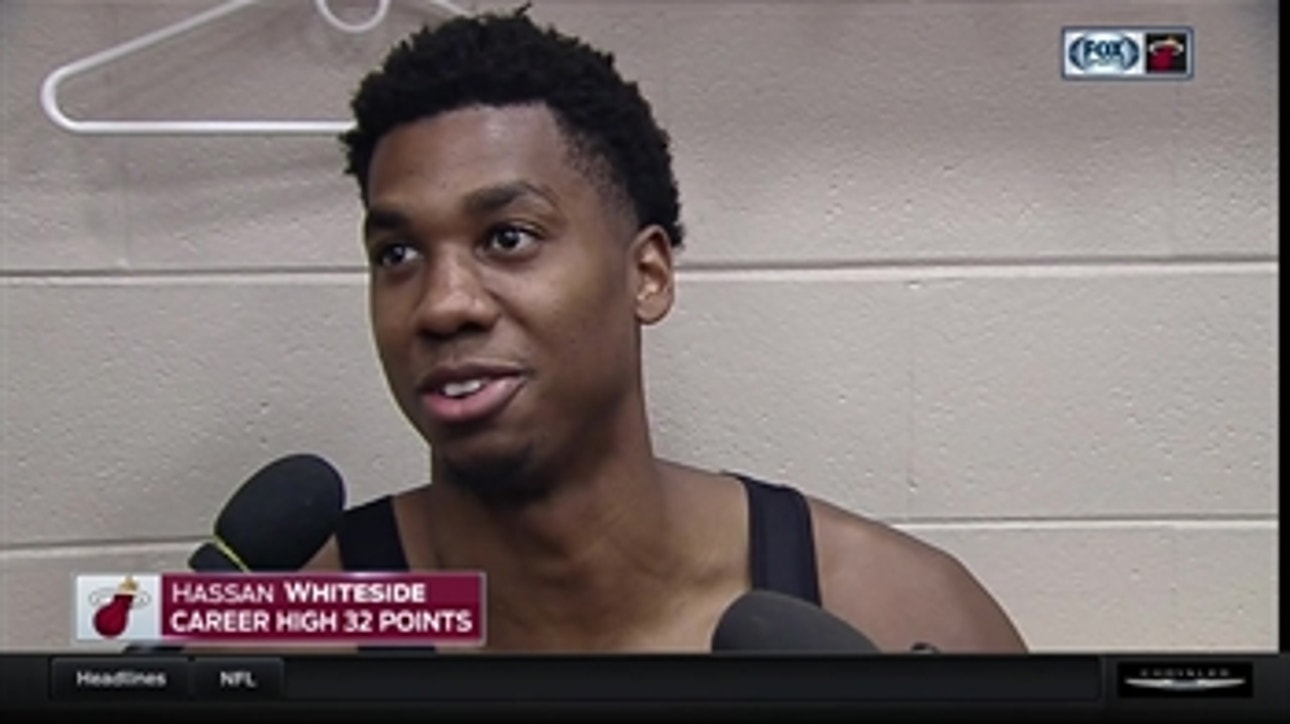 Hassan Whiteside: Centers don't get a day off in this league