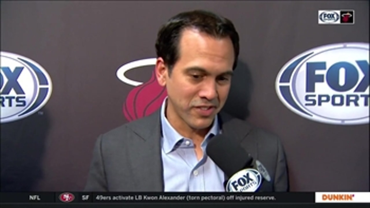 Erik Spoelstra on challenge of finding consistency on the road in the NBA