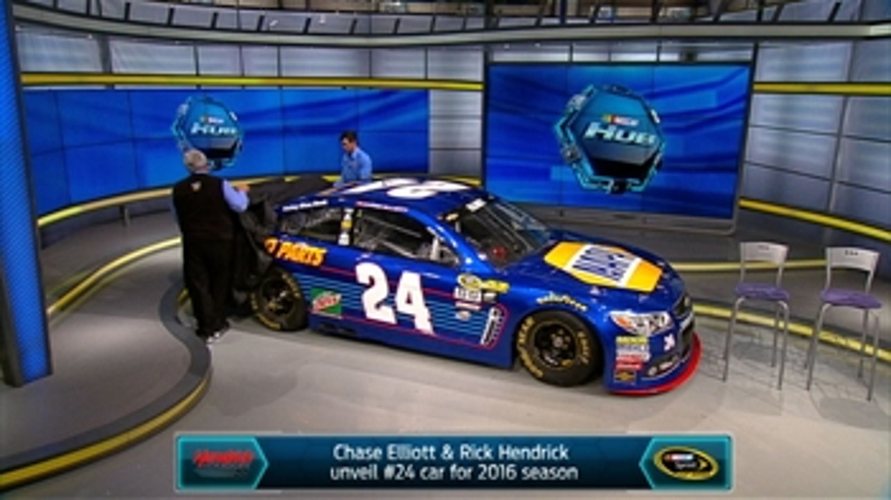 Chase Elliott Reveals 2016 NAPA Paint Scheme