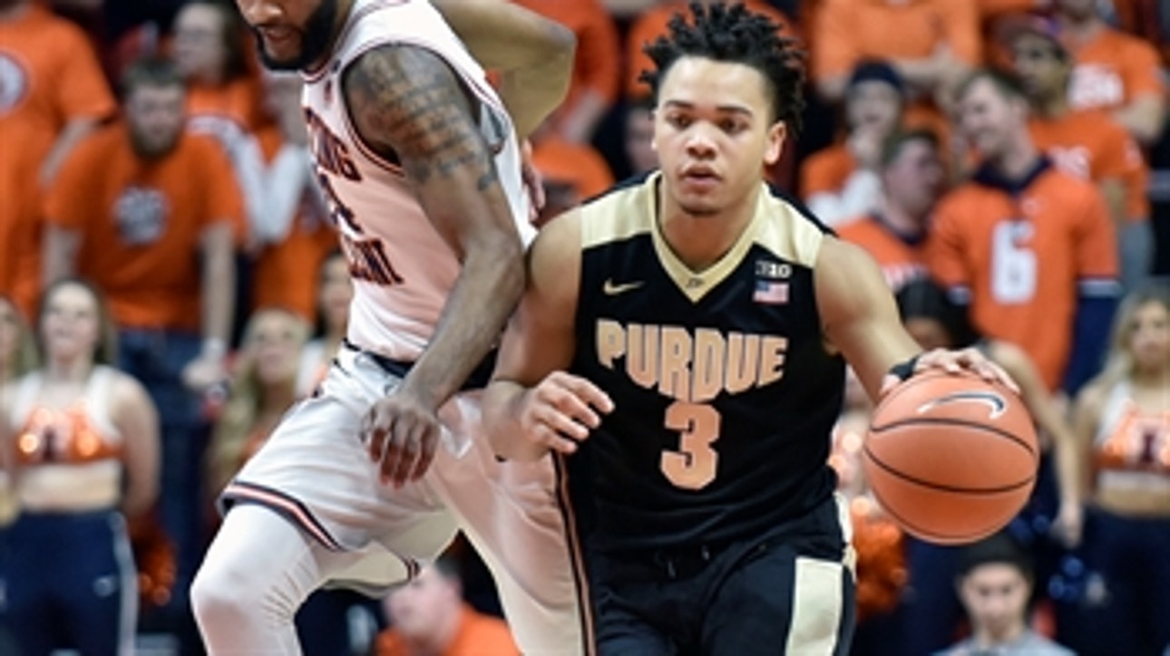 Edwards carries Purdue past Illinois with career-high 40 points