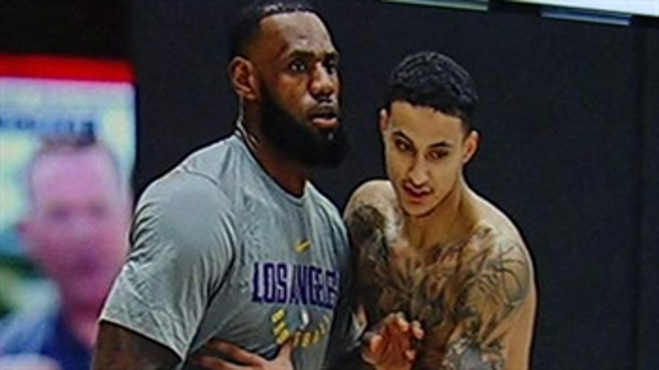 Nick and Chris respond to Magic's break down of LeBron's game winner over Kuzma at Lakers practice