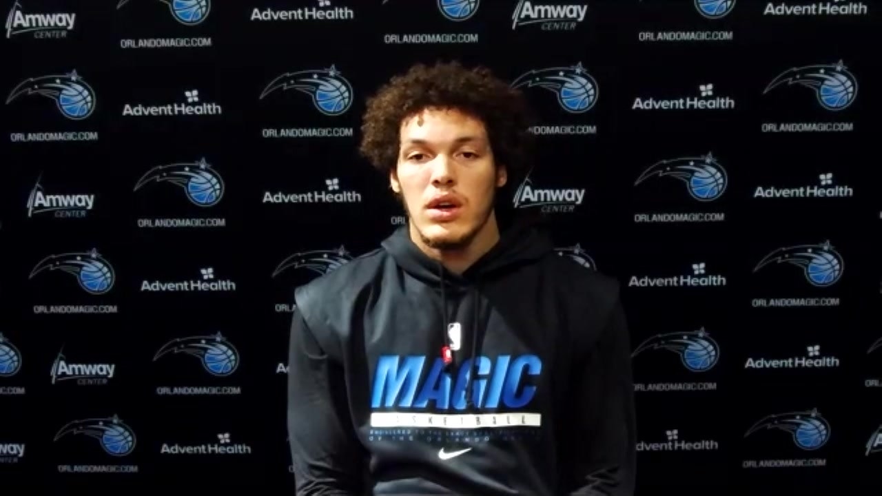 Magic F Aaron Gordon on being sidelined during postseason, how he feels with new season near