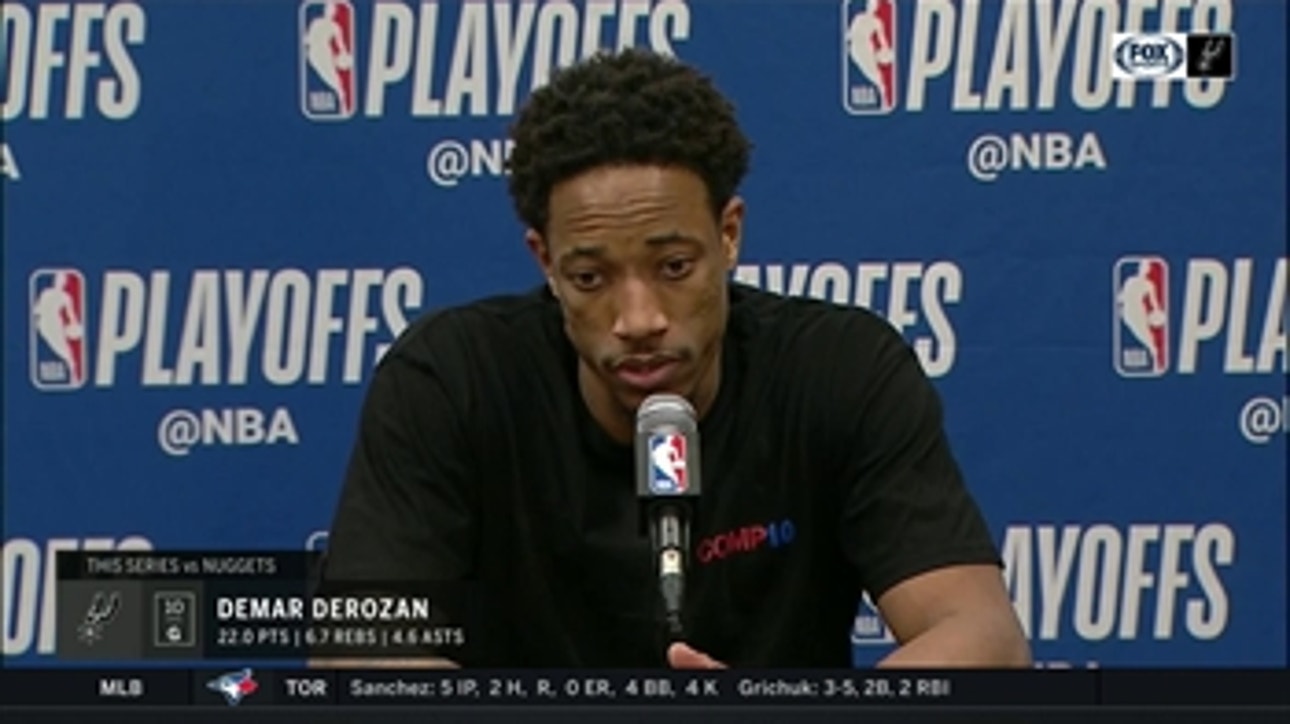 DeMar DeRozan talks Spurs Game 7 Loss to Nuggets