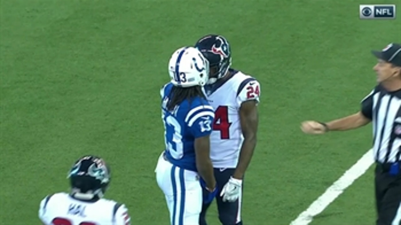 Why weren't T.Y. Hilton & Jonathan Joseph ejected for fighting?