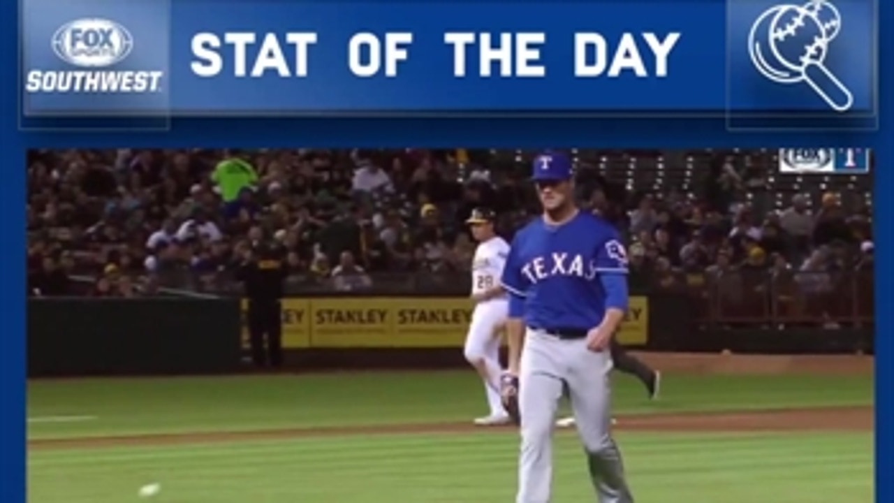 Cole Hamels stirkes out 11 A's in Tuesday night's Rangers win