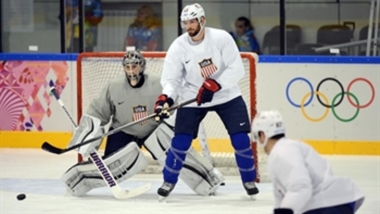 Sochi Now: U.S. Men's Hockey gearing up for Slovakia