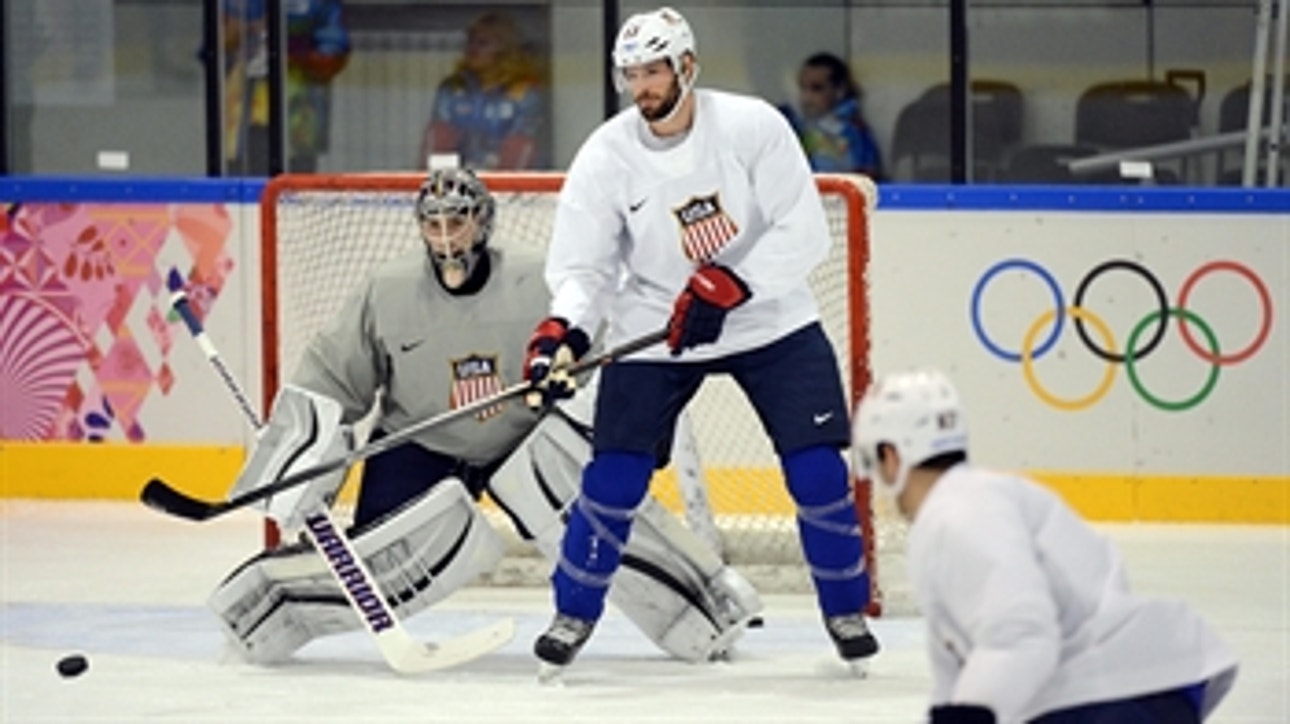 Sochi Now: U.S. Men's Hockey gearing up for Slovakia