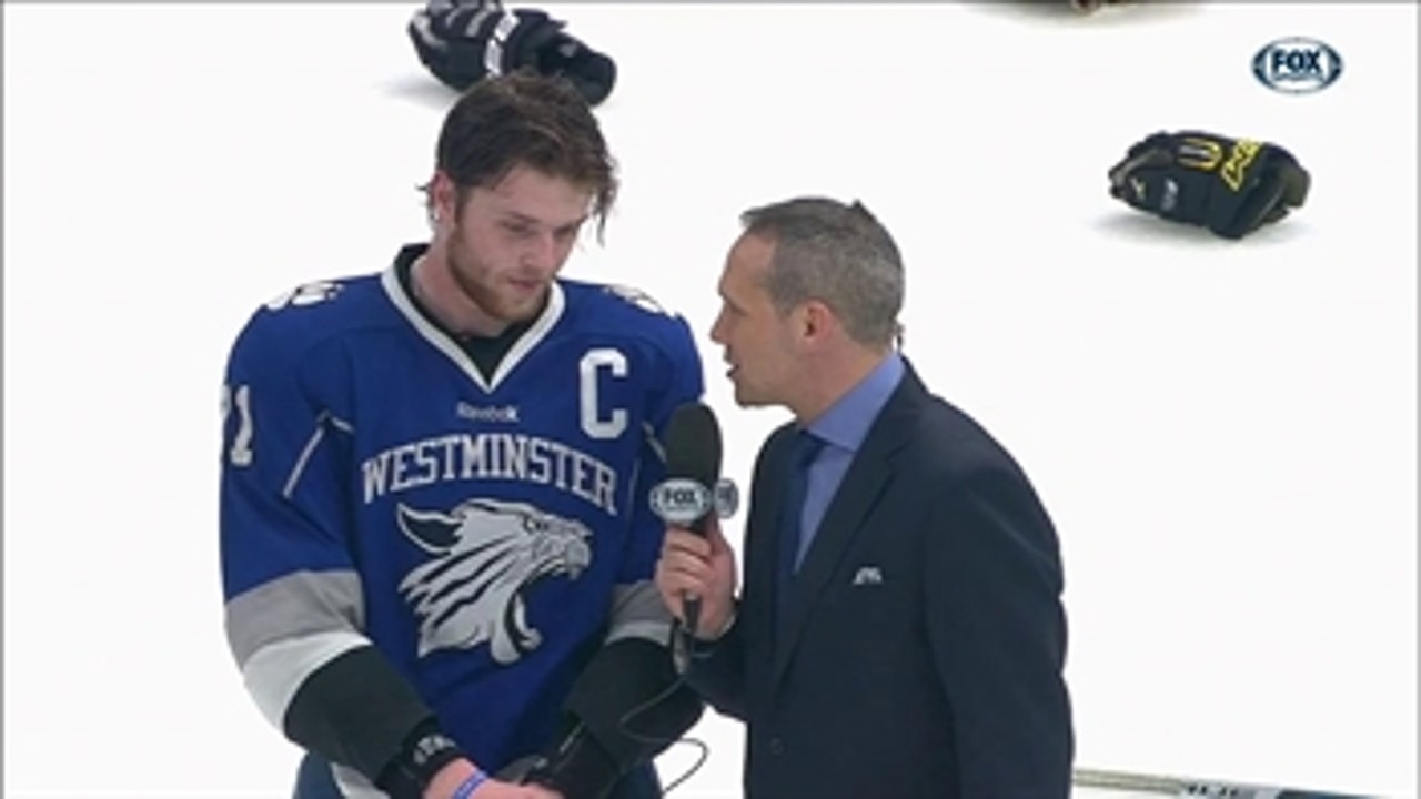 Levi Wright on Westminster's Wickenheiser Cup win: 'These boys are my buddies'