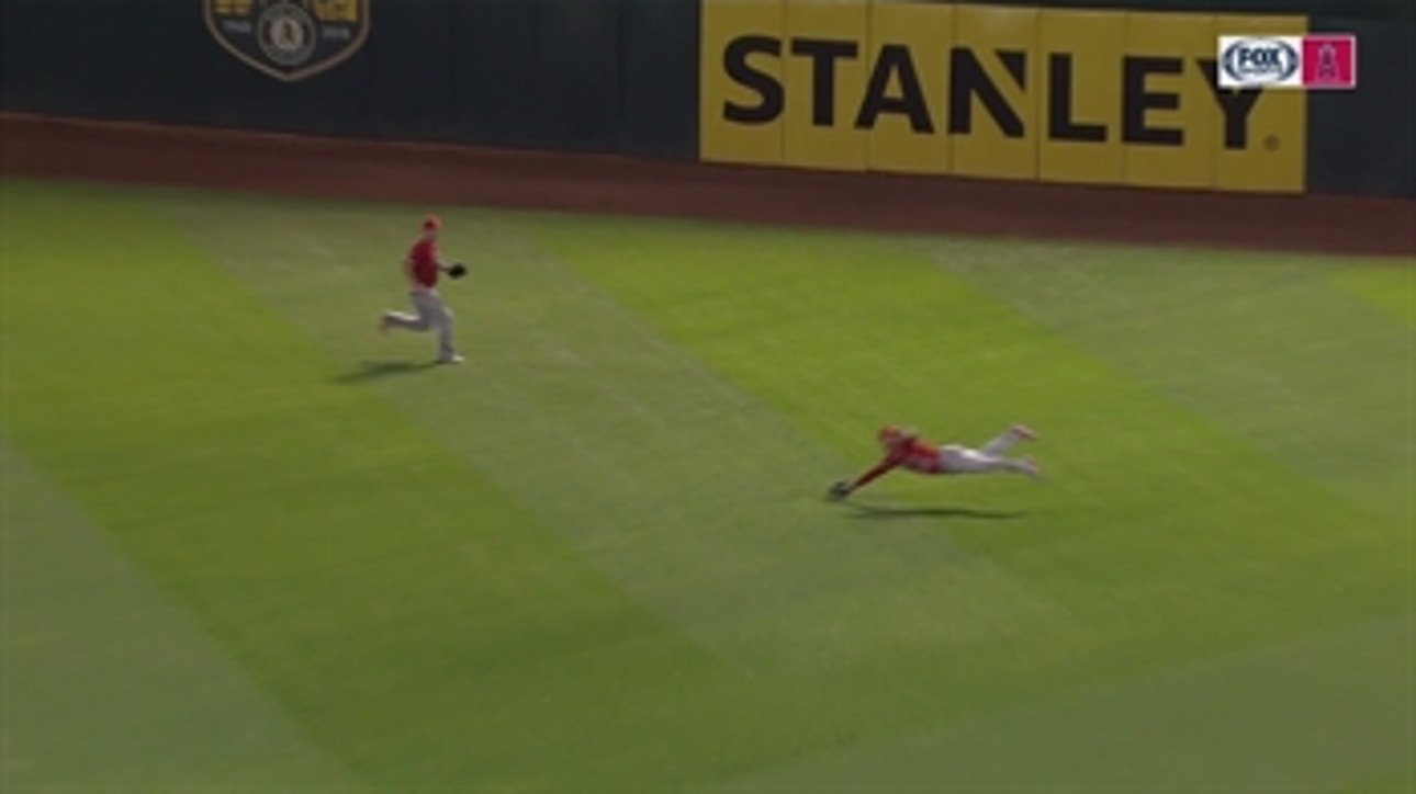 WHAT A CATCH BY KOLE CALHOUN!