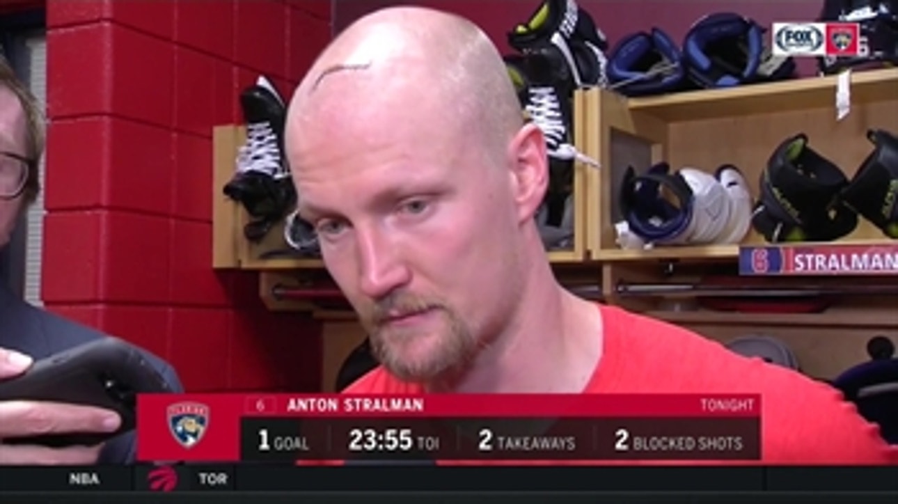 Anton Stralman recaps his game-winner, previews Panthers' matchup vs. Montreal