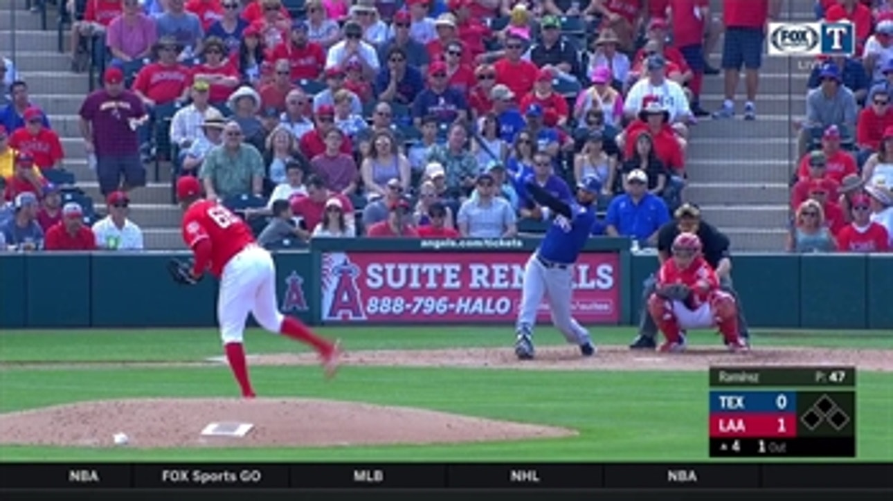 Nomar Mazara hits home run vs. Angels