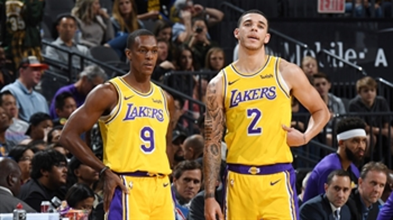 Derek Fisher explains how Lonzo Ball benefits from Rajon Rondo’s presence