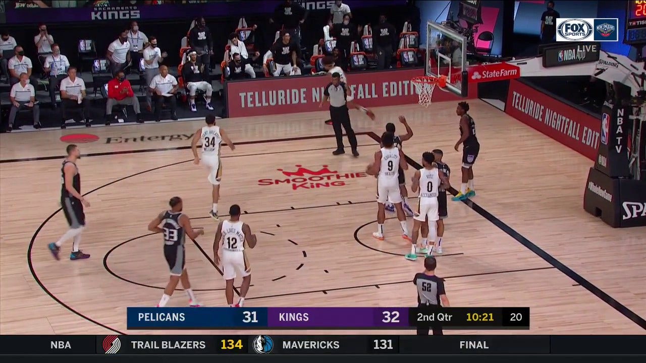 WATCH: Frank Jackson Running Hard to the Basket, Gets Rewarded