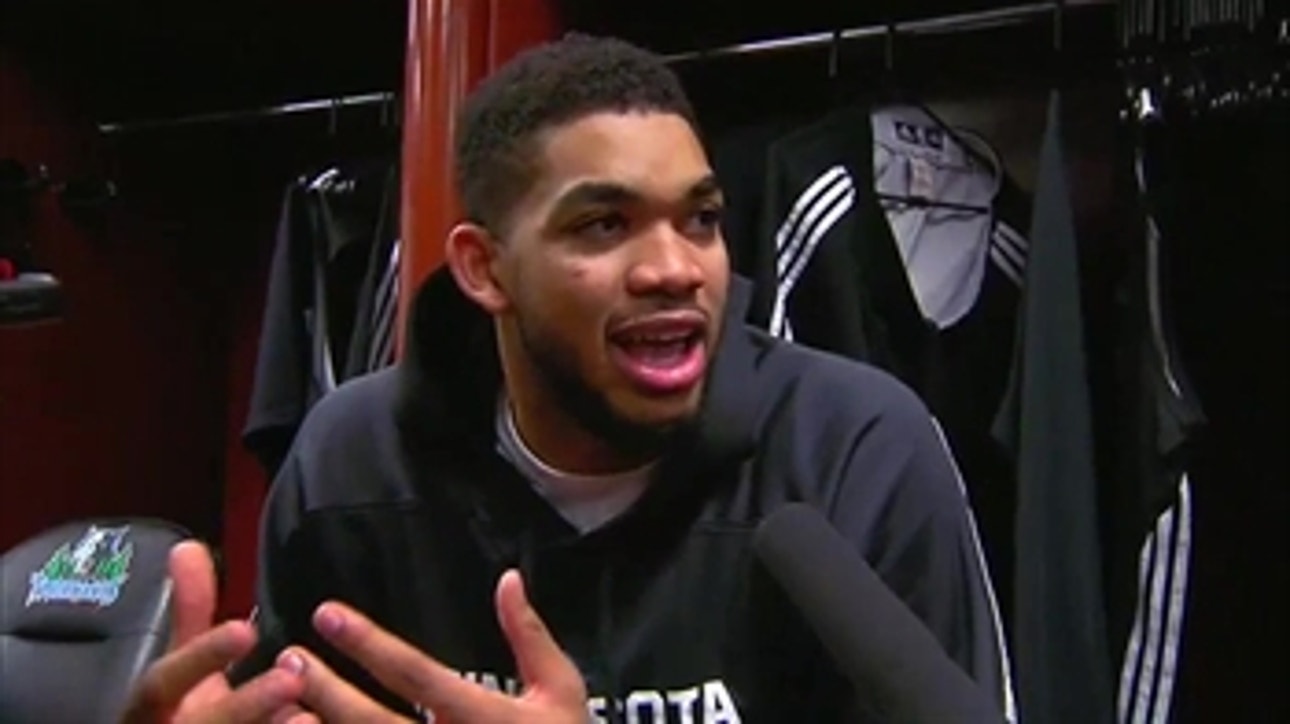 'Never hit me before': Towns suddenly realizes he's in NBA