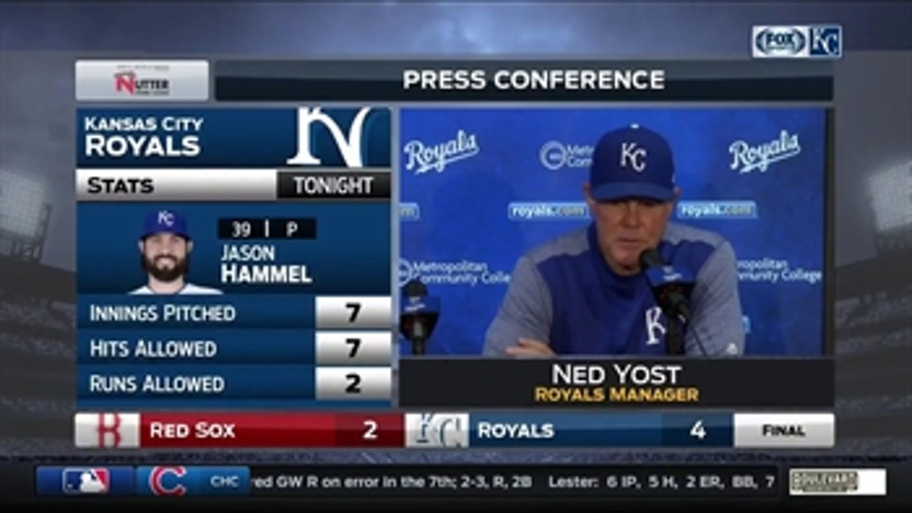 Yost on Merrifield at-bat: 'He was bound and determined'