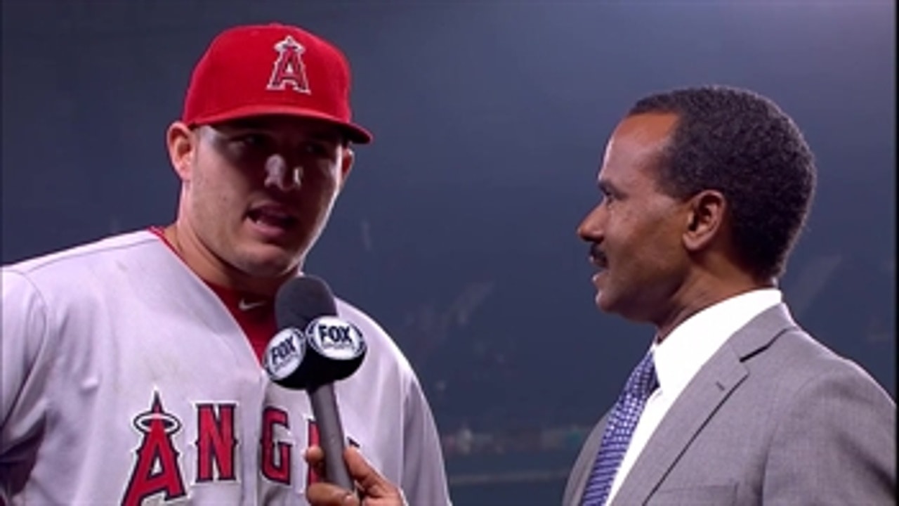 Mike Trout hits go ahead double in win over Mariners, puts the Angels one game out of the playoffs