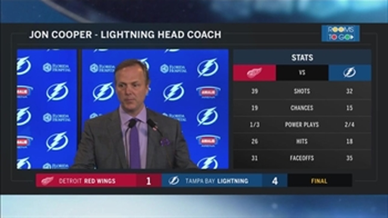 Jon Cooper: When Kucherov is on, the ice opens up for everyone
