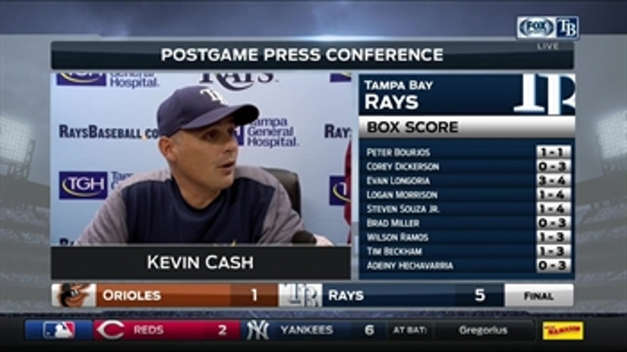 Rays manager Kevin Cash effusive in his praise for Alex Cobb