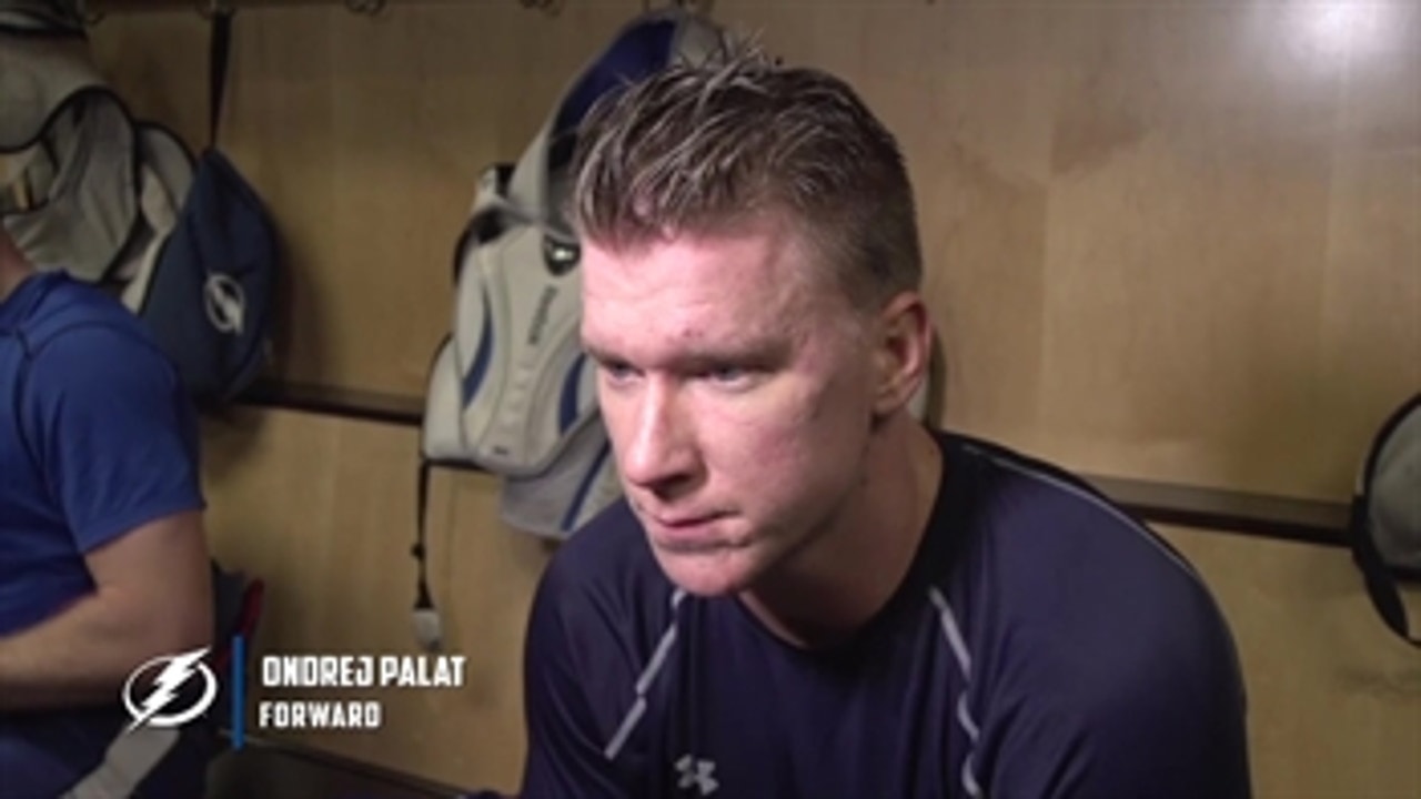 Lightning winger Ondrej Palat on making his return to the ice