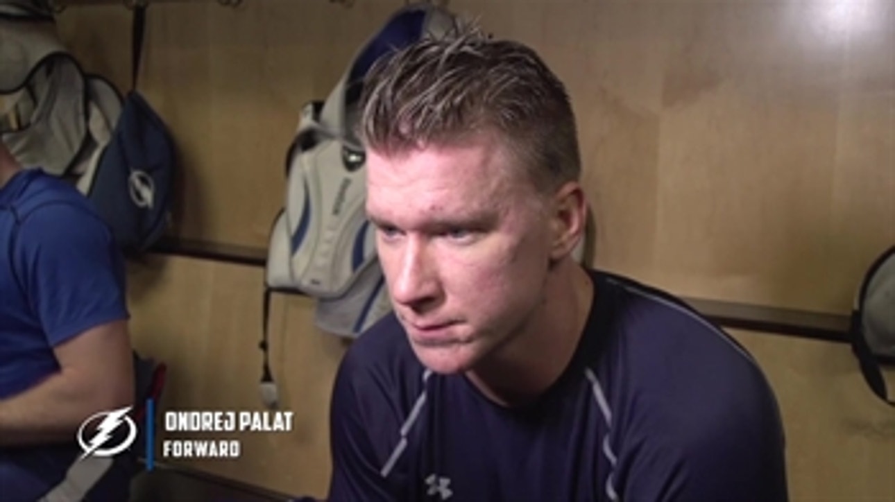 Lightning winger Ondrej Palat on making his return to the ice