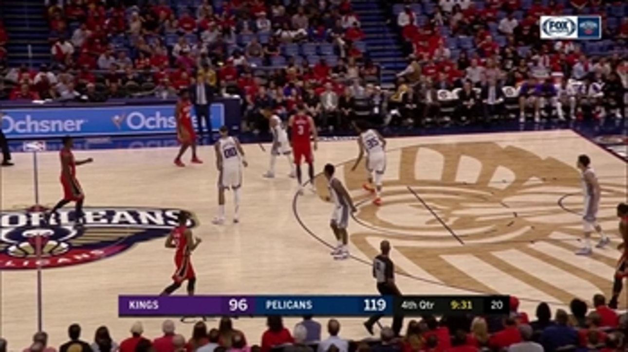 HIGHLIGHTS: Nikola Mirotic with a HEAT CHECK beyond the arc ' Sacramento Kings at New Orleans Pelicans