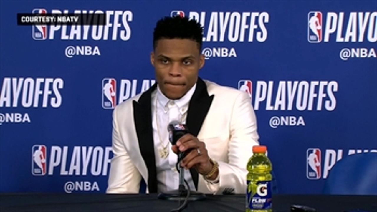 Russell Westbrook Press Conference - Game 2 ' Jazz at Thunder