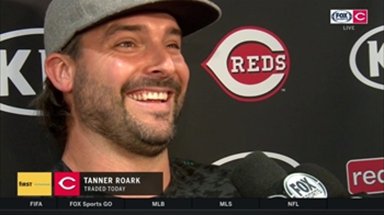 Tanner Roark was in an Arby's parking lot on his way to Atlanta when he learned he'd been traded