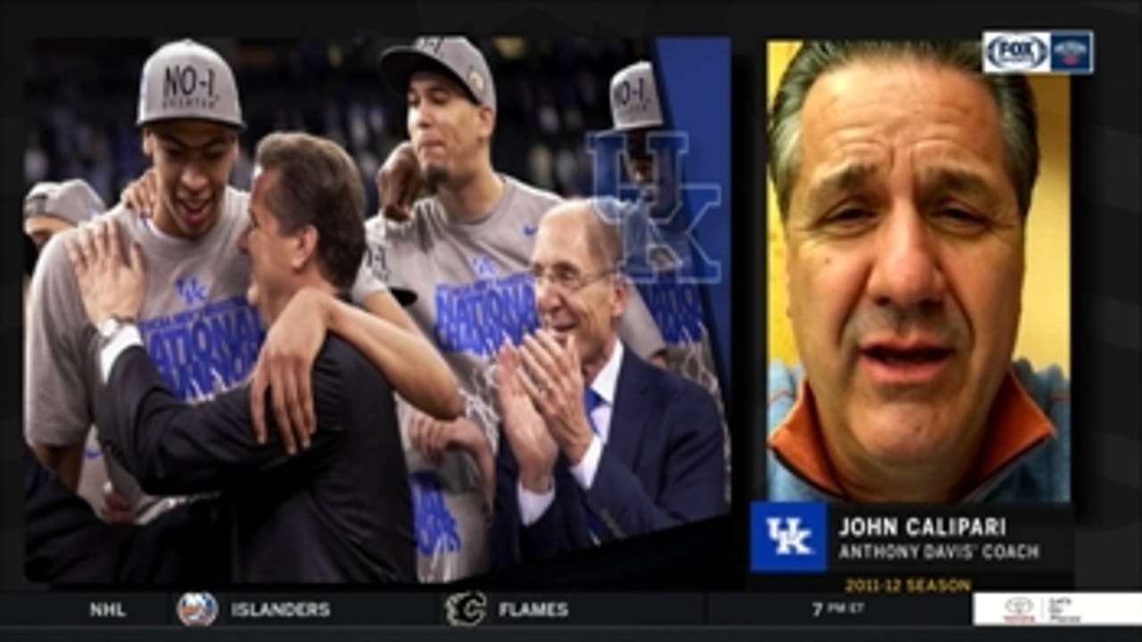 Celebrating AD's Birthday with an old friend, and coach | Pelicans Live