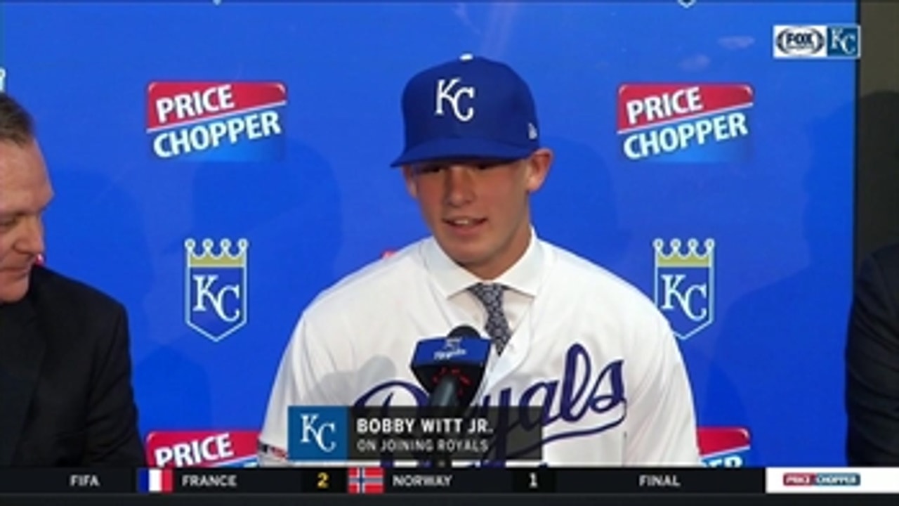 Witt Jr. on getting drafted and signing with Royals: 'It's been a blessing'