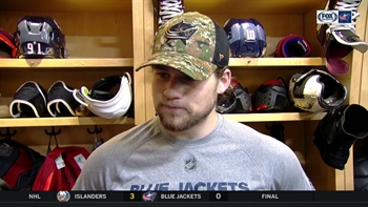 Josh Anderson wants to see Blue Jackets capitalize on offense after shutout