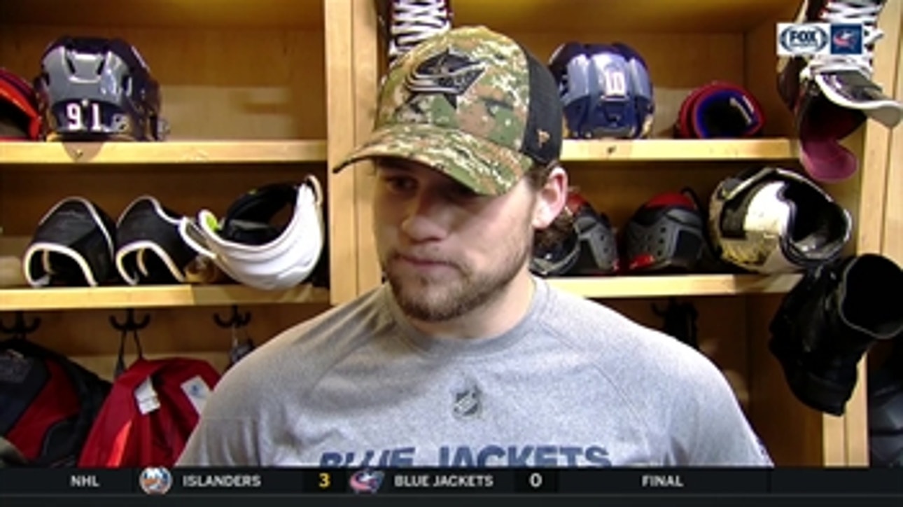 Josh Anderson wants to see Blue Jackets capitalize on offense after shutout