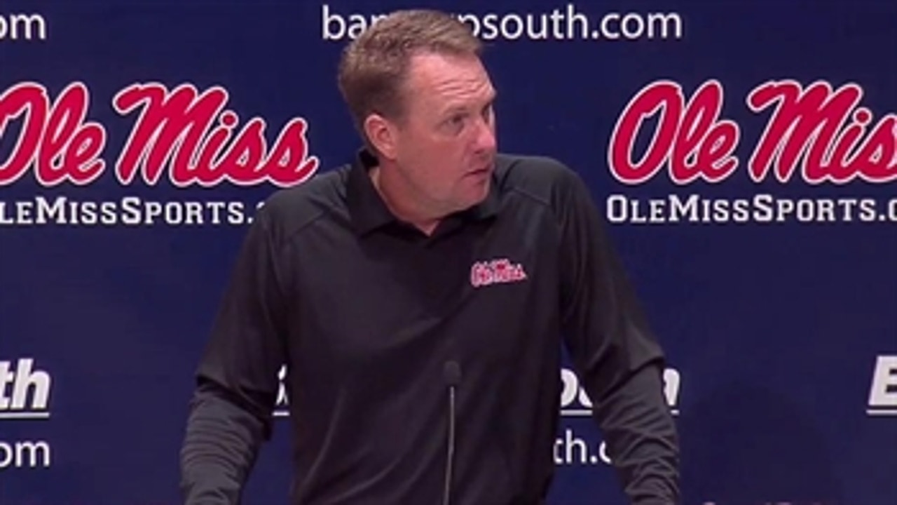 Ole Miss head coach says upset loss to (18) Memphis is a 'teaching moment'