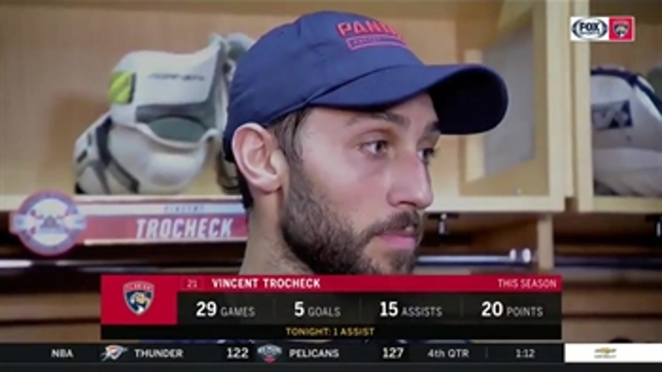 Vincent Trocheck says Panthers are confident when heading into shootouts