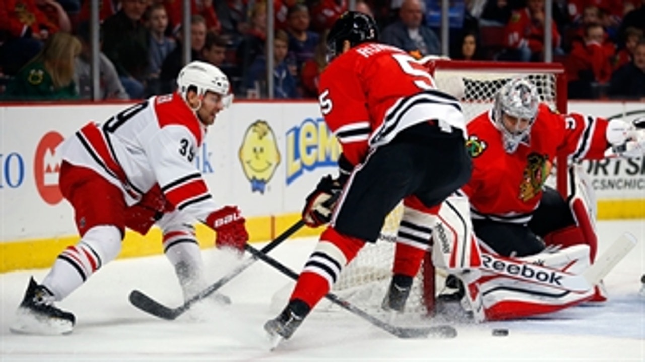 Hurricanes bested by Blackhawks